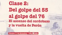 Del golpe del 55 al golpe del 76: El cordobazo y la vuelta de Perón