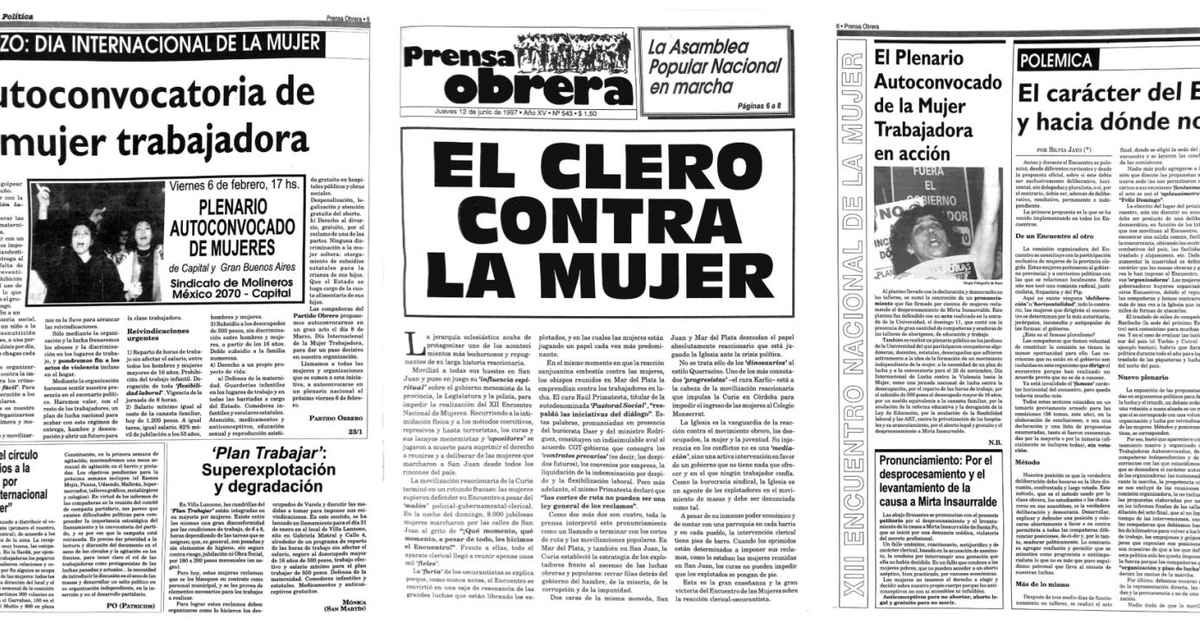 imagen de la nota Un acercamiento al tratamiento de la cuestión de la mujer en el trotskismo argentino: el Partido Obrero