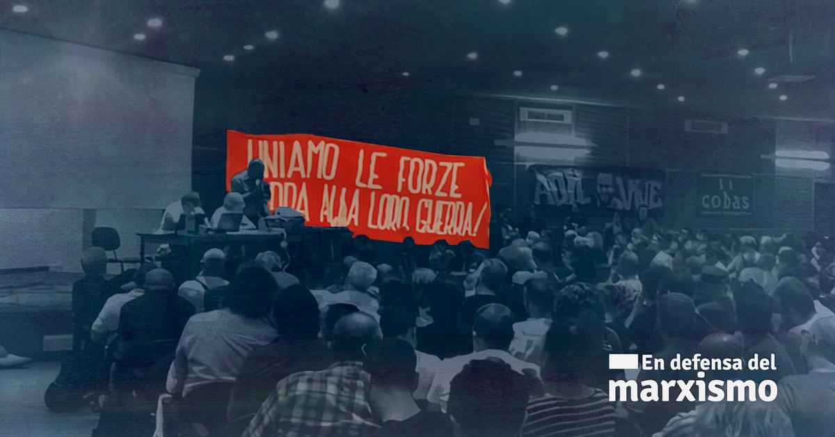 imagen de la nota Una asamblea que da fuerza a la iniciativa obrera internacionalista contra la guerra en Ucrania y todas las guerras del capital