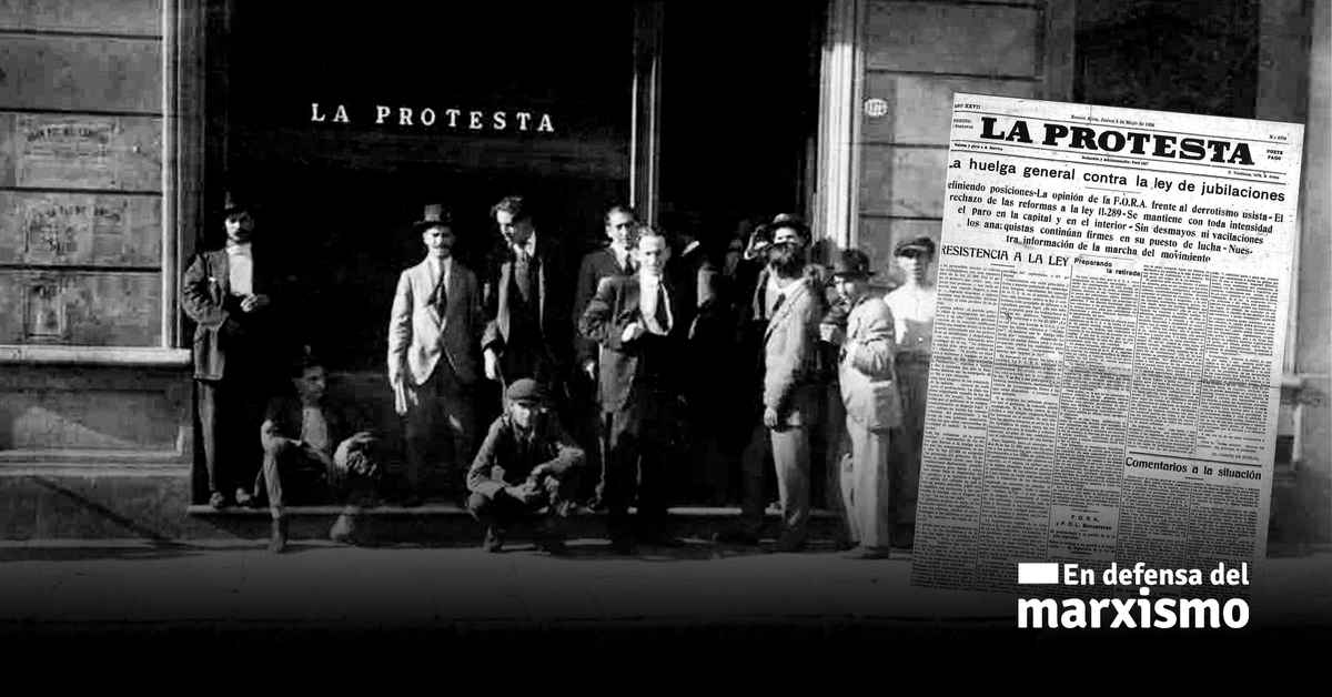 imagen de la nota A 100 años de que la huelga general reclamara un sistema jubilatorio basado exclusivamente en el aporte patronal